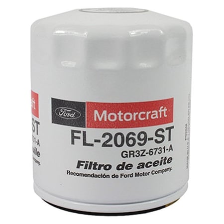 Motorcraft Filter Asy-Oil, Fl2069St FL2069ST
